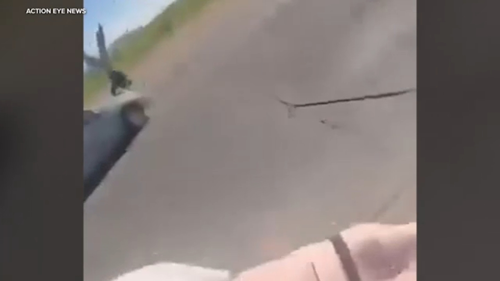 Video shows motorcyclist go flying after being hit by 15-year-old driver near Heritage High School in Menifee, police say