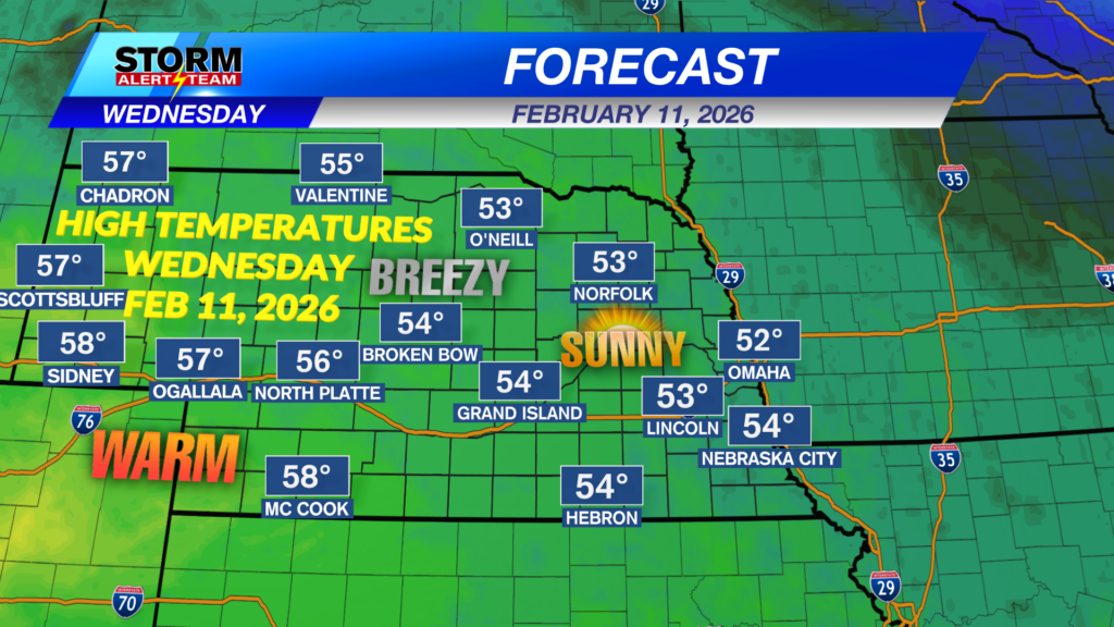 State Forecast Highs Tomorrow