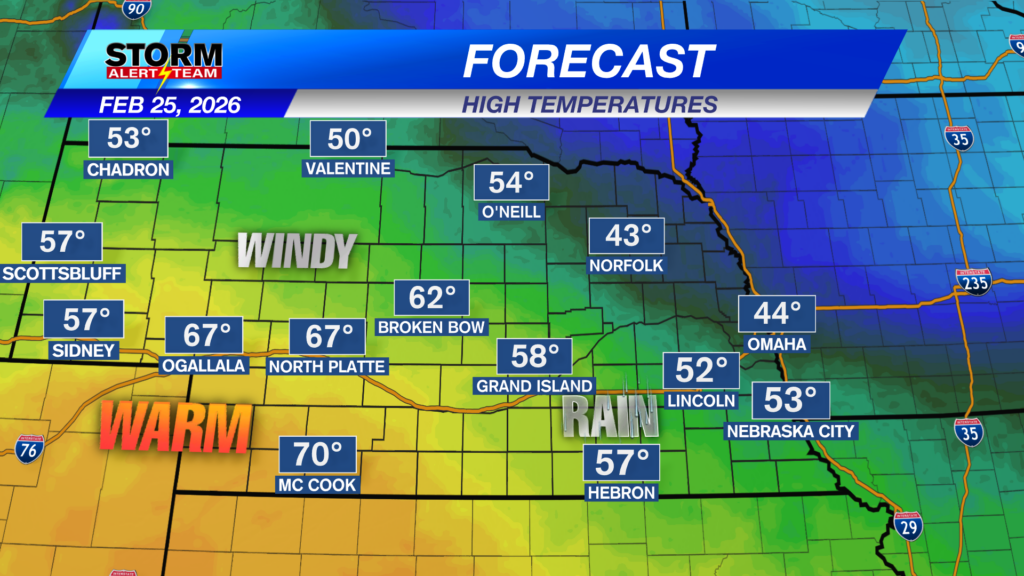 State Forecast Highs Tomorrow