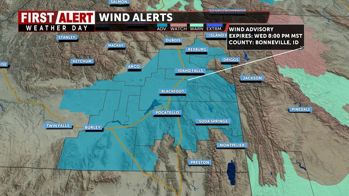 Wind fades Wednesday night as a sunny warm-up approaches - LocalNews8.com