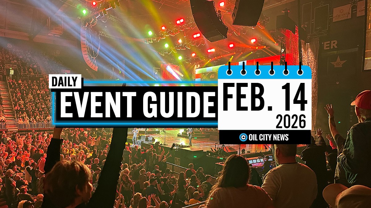 Your Saturday, Feb. 14 Guide: Five things to do in the Oil City this Valentine's Day