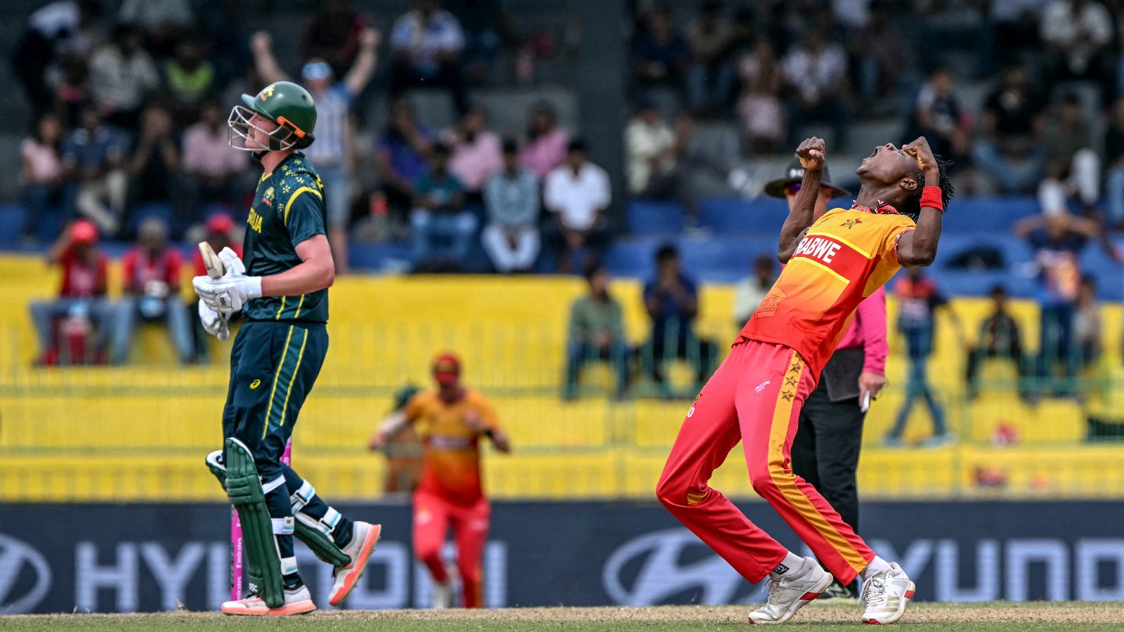 Zimbabwe pull off shock win over Australia at T20 World Cup