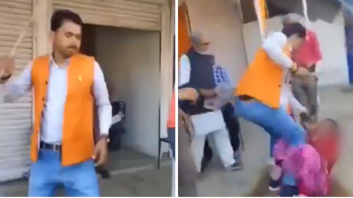 ‘BJP leader’ booked for beating woman in M.P.; video goes viral