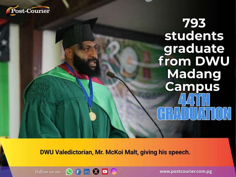 793 students graduate from DWU Madang Campus 44th Graduation