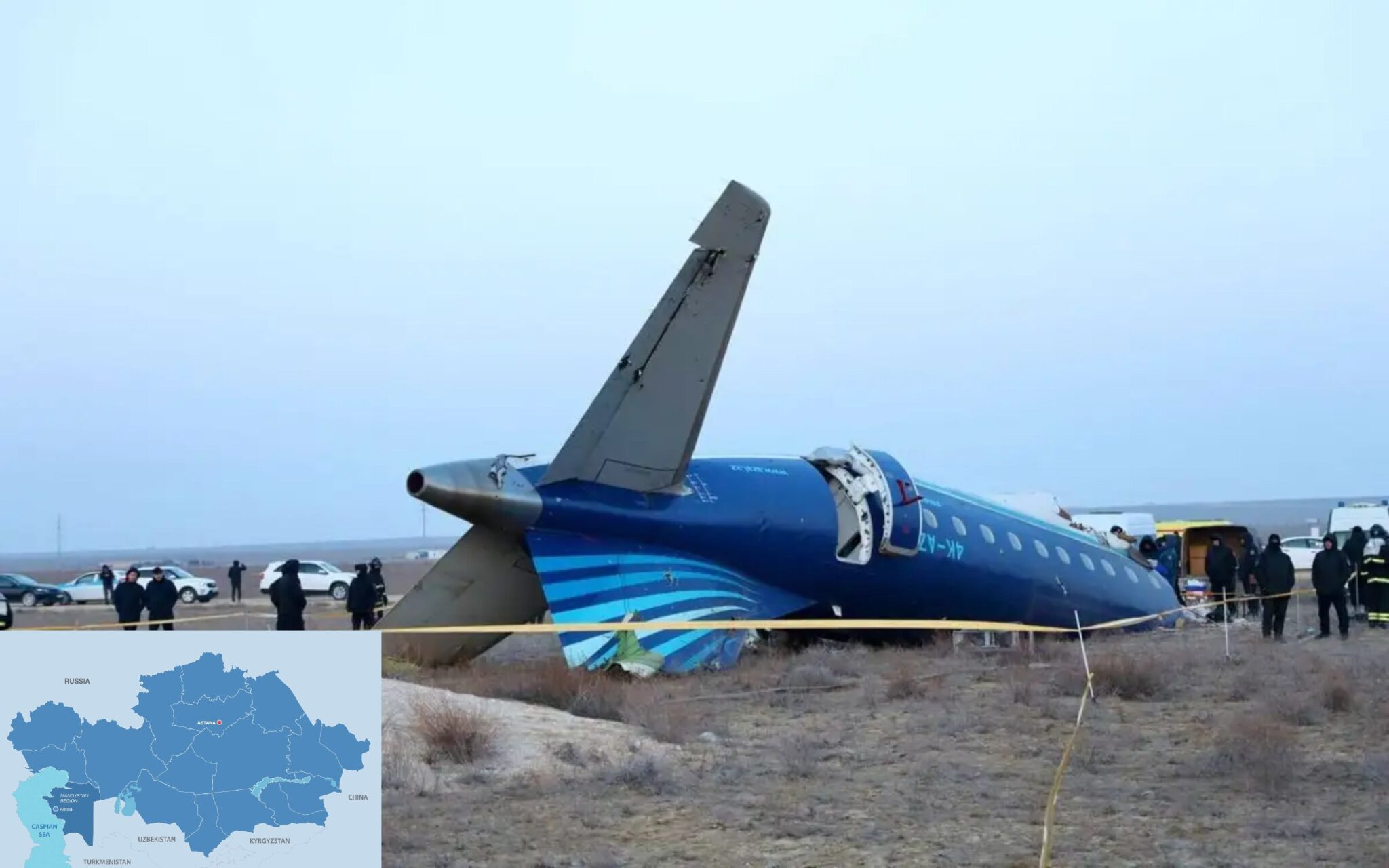 AZAL Plane Crash Investigation Near Aktau Enters Final Stage