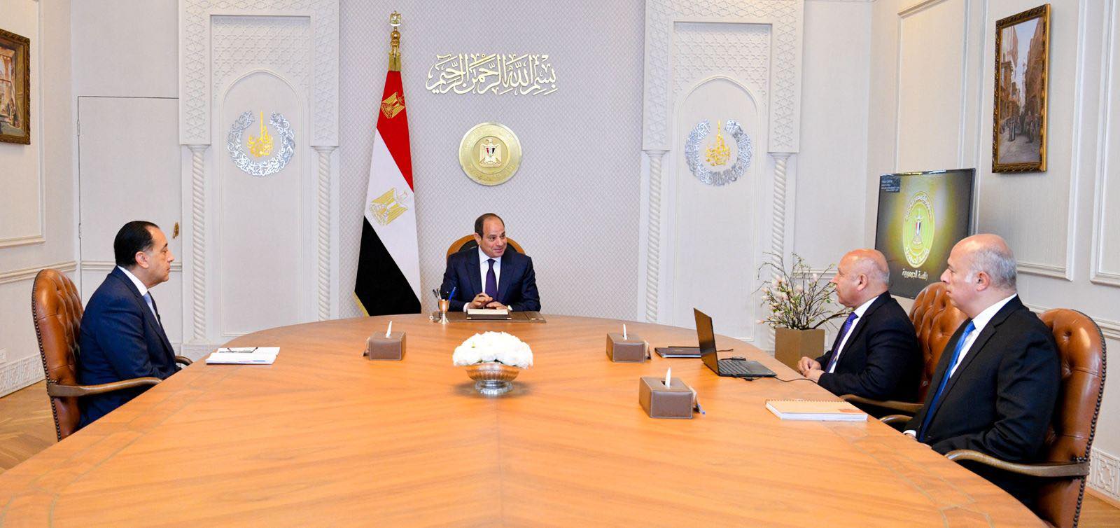 Al-Sisi reviews Damietta Port upgrades, major transport projects