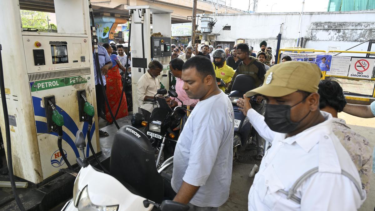 Approximately 20,000 kilolitres of petrol available, no fuel shortage in any part of Telangana: Civil Supplies Commissioner