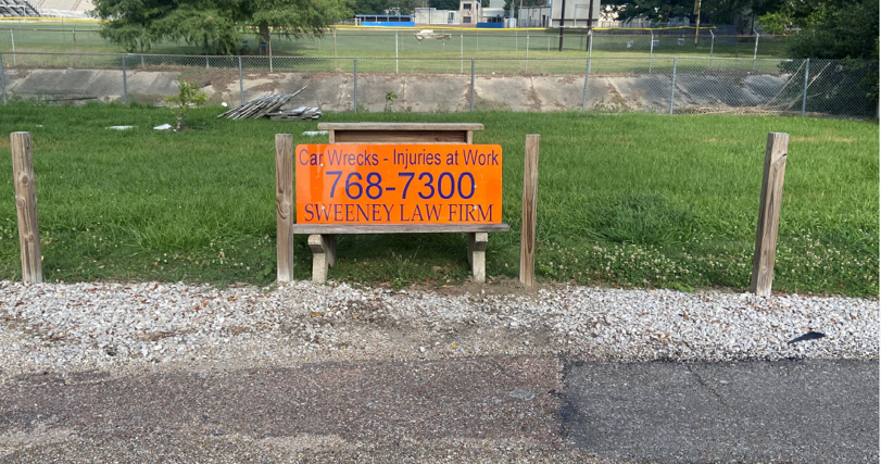 Baton Rouge lawyer sues LSU over removed advertising bench | Courts