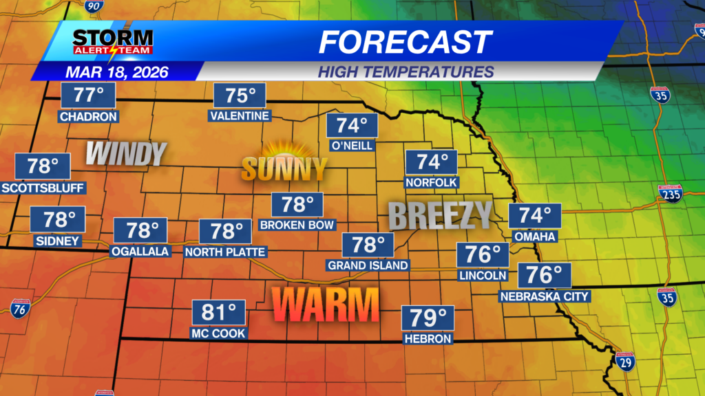 State Forecast Highs Tomorrow