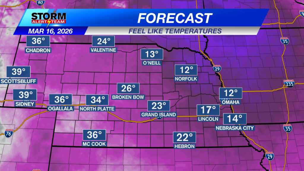 State Forecast Chill Tod