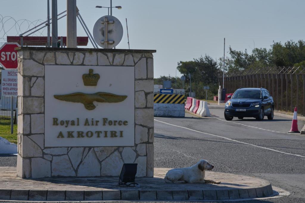 Britain says it's not at war after drone strikes Cyprus' Akrotiri base
