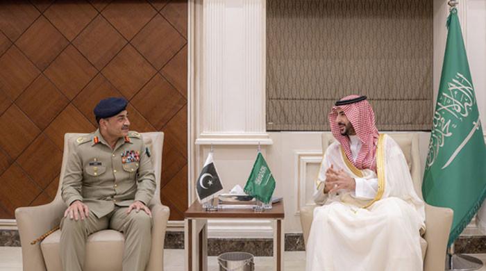 CDF Munir, Saudi defence minister discuss measures to halt Iranian attacks on kingdom