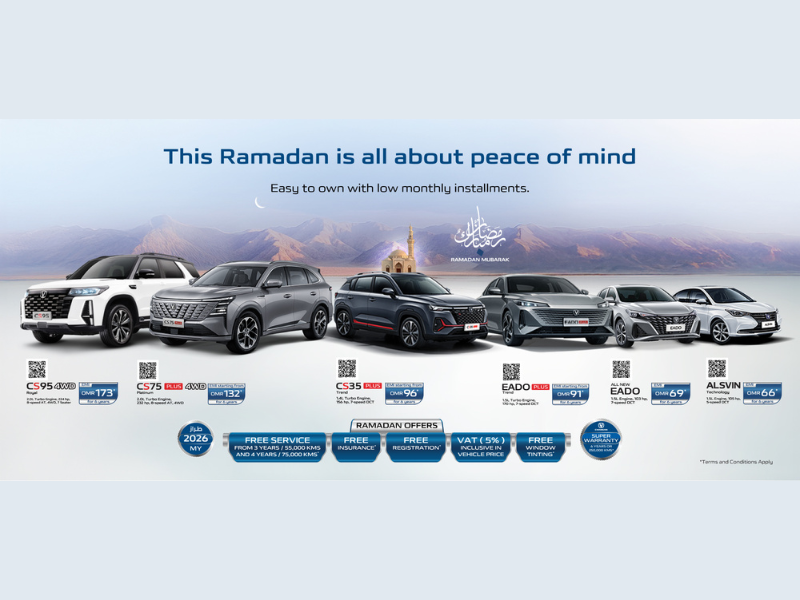 Changan Oman introduces special Ramadan offer