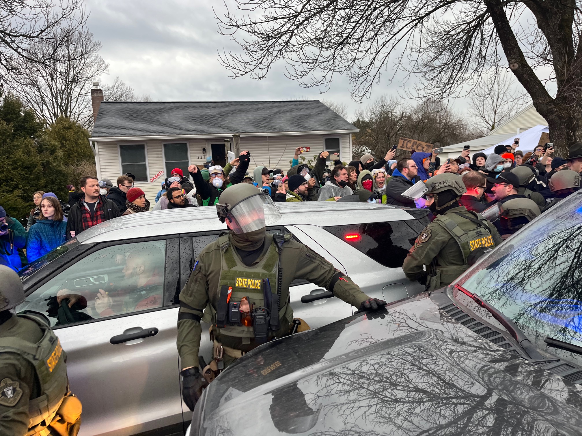 Chaos Breaks Out at Scene of ICE Arrests in South Burlington
