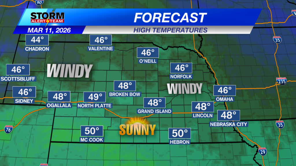 State Forecast Highs Tomorrow