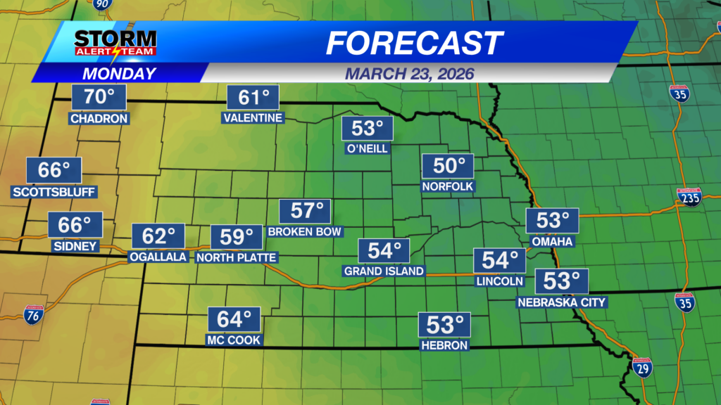 State Forecast Highs Tomorrow
