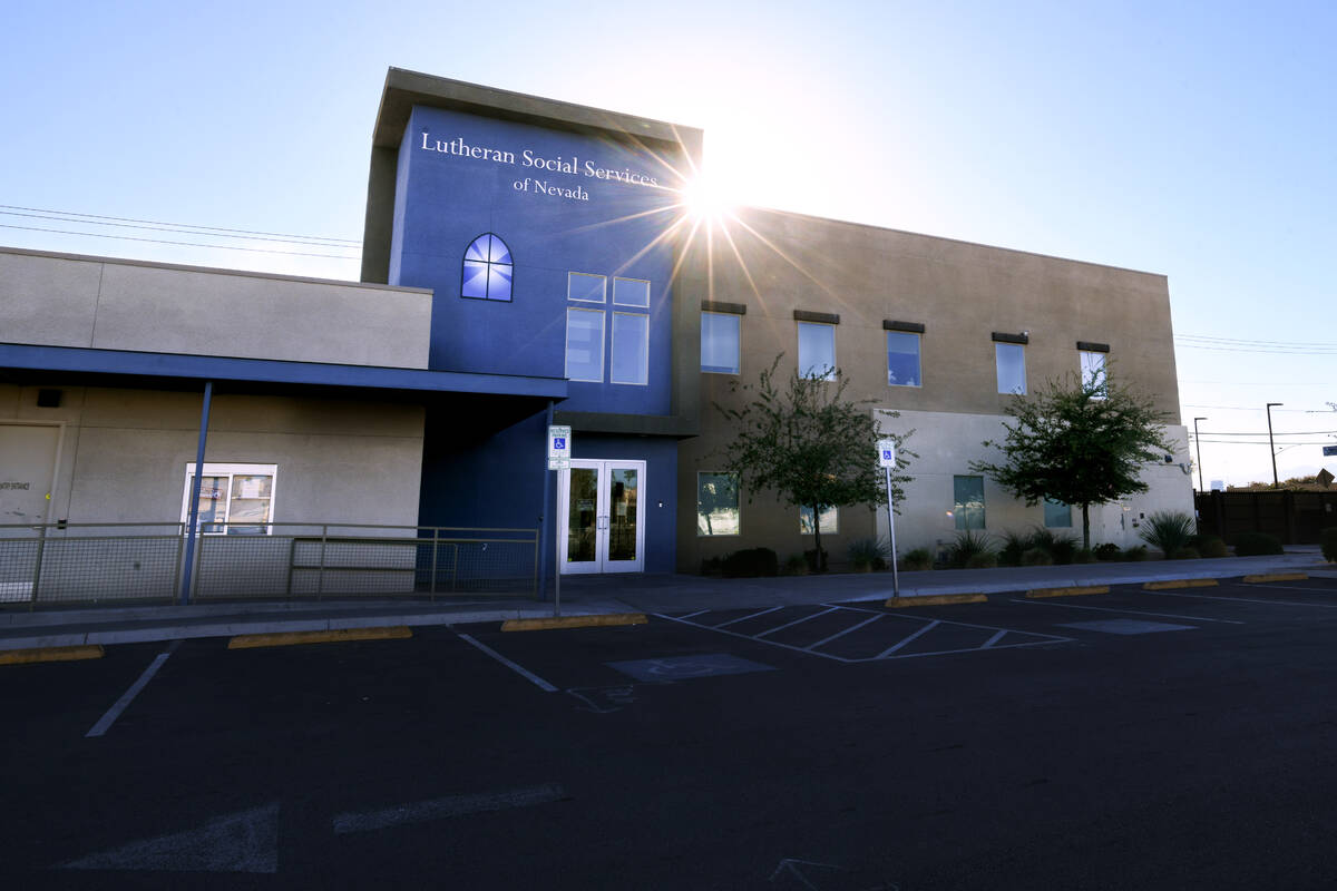The Lutheran Social Services of Nevada headquarters is seen at 4323 Boulder Highway on Wednesda ...
