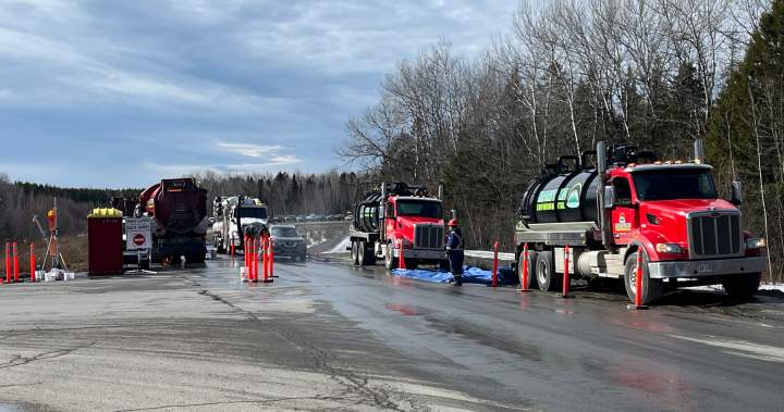 Decontamination continues after New Brunswick chemical spill - New Brunswick