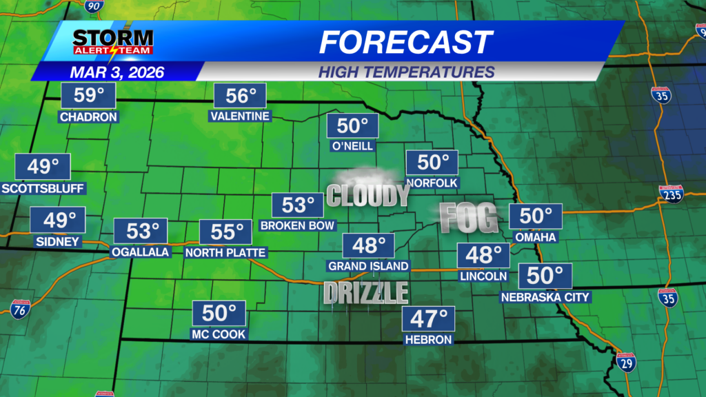 State Forecast Highs Tomorrow