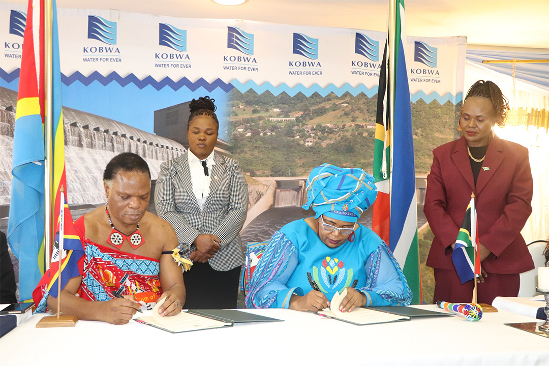 ESWATINI AND SOUTH AFRICA SIGN REVISED KOBWA TREATY