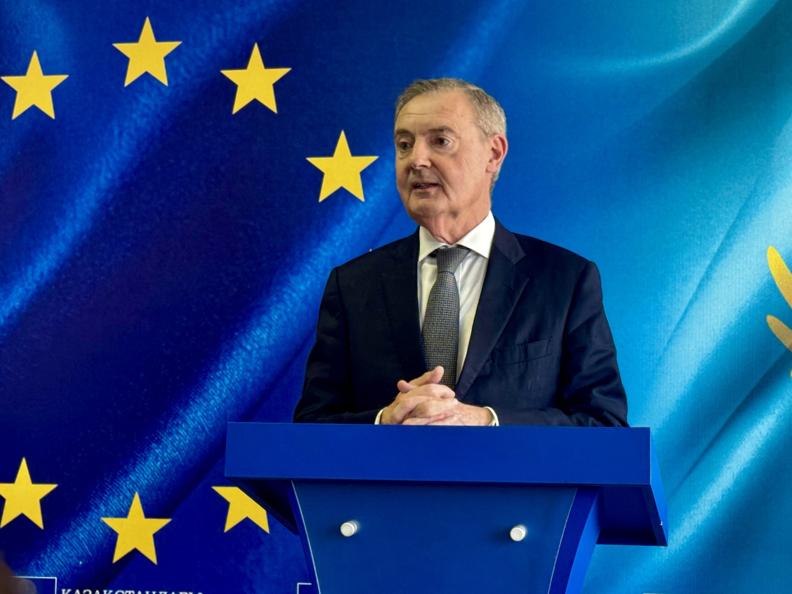 EU Sanctions Envoy Briefs Kazakh Journalists on Fifth Visit