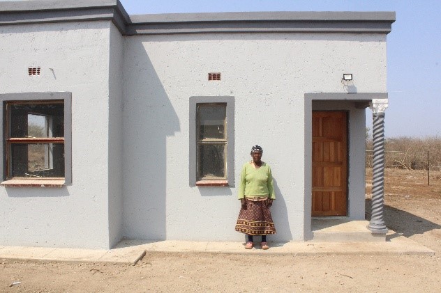 EWADE relocates elderly woman with new home