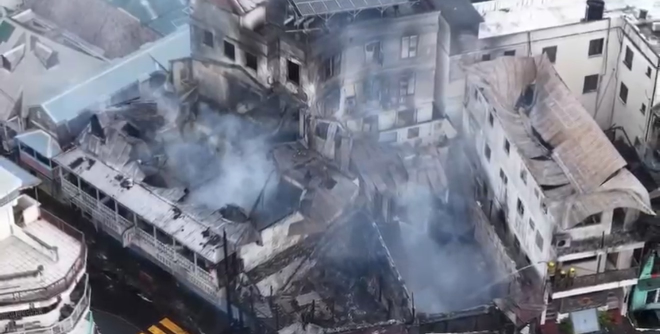 Fire destroys historic buildings, businesses in Dominica’s capital