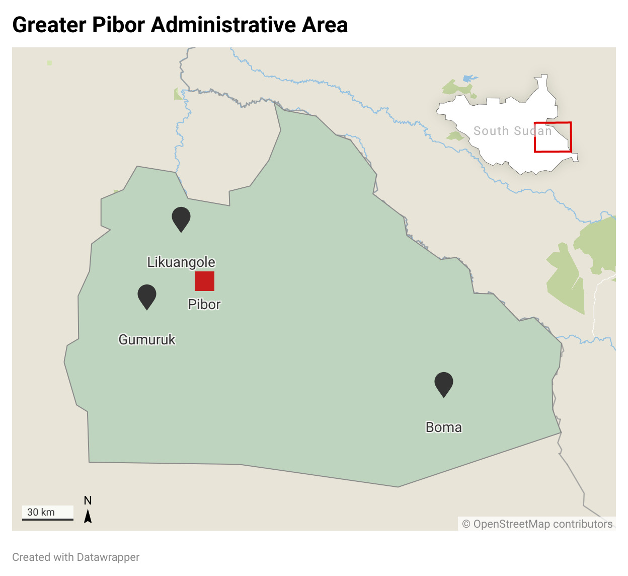 Greater Pibor Chief Administrator pardons 15 inmates