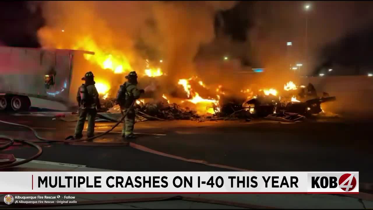 I-40 sees 5 fatal crashes in 2024, including officer's death