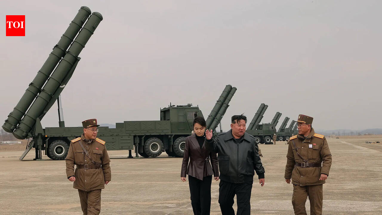 Kim Jong Un, daughter oversee test of North Korea's 'deadly yet attractive' rocket launchers