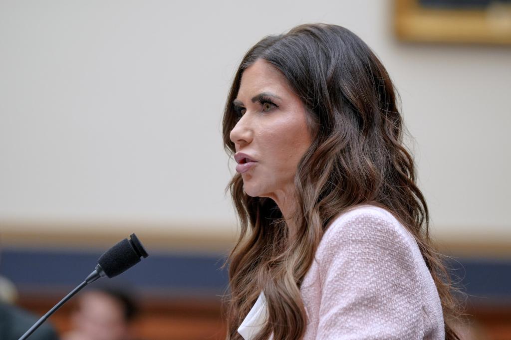 Kristi Noem defends Homeland Security Department before Congress