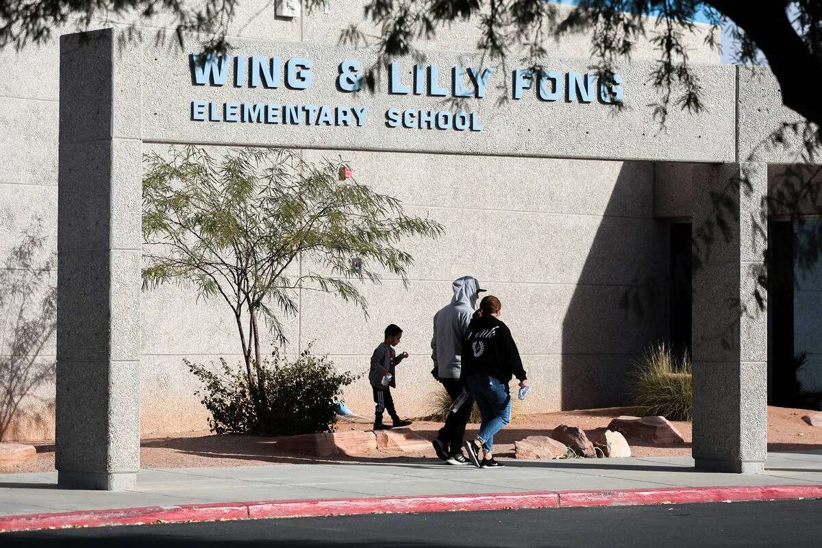 Wing & Lilly Fong Elementary School (Las Vegas Review-Journal).