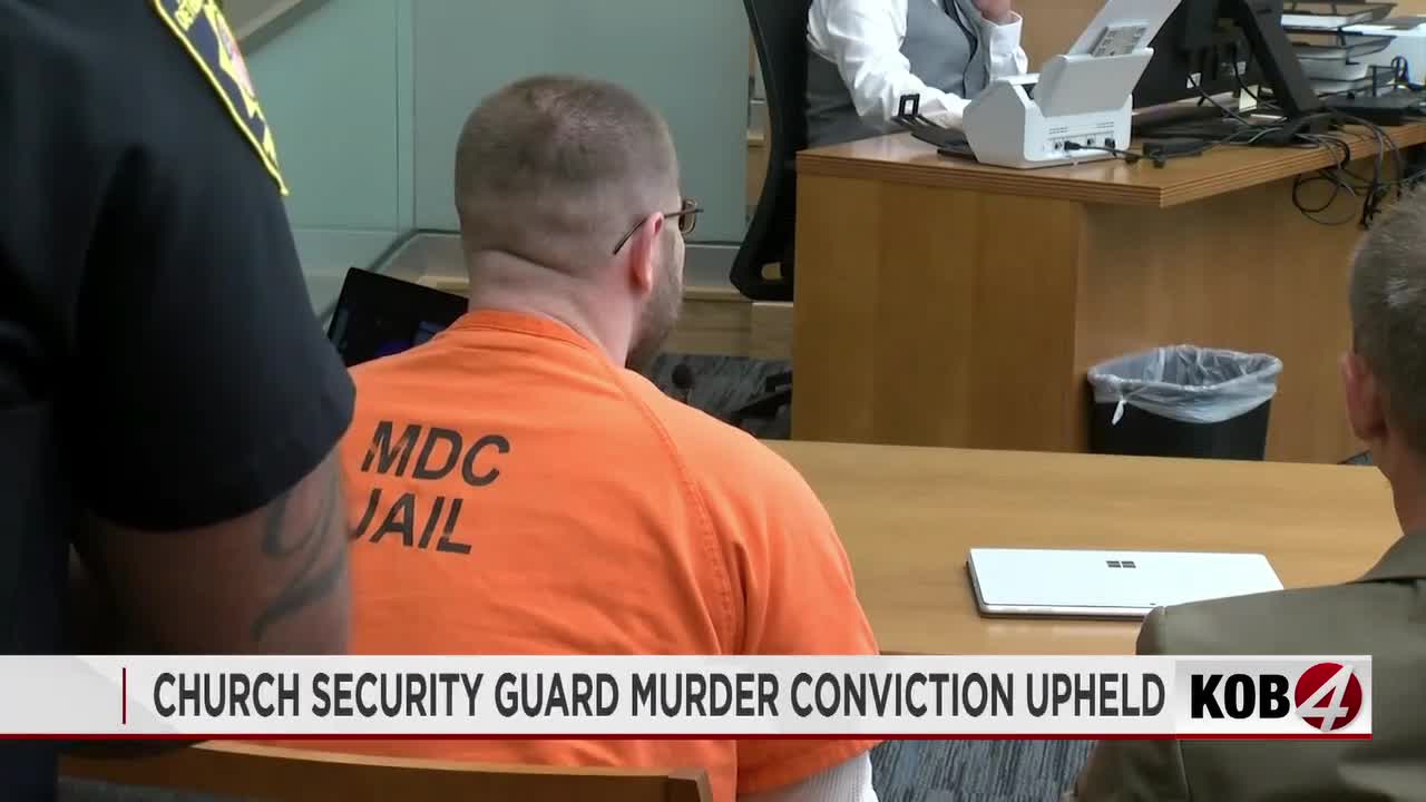 Life sentence upheld for church security guard killer
