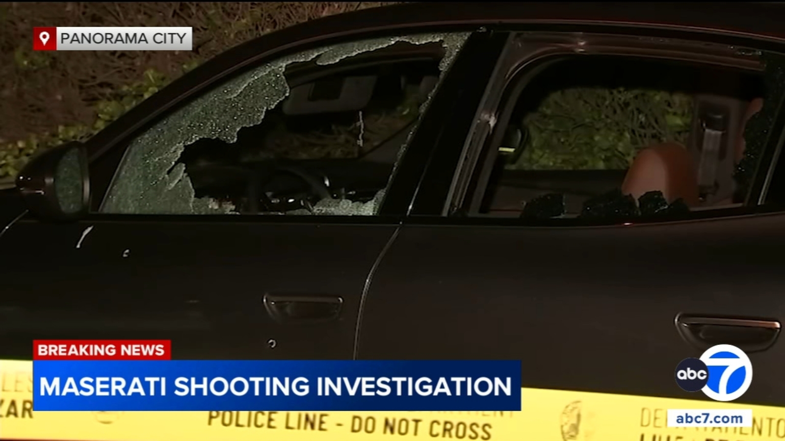 Maserati driver shot at in Panorama City