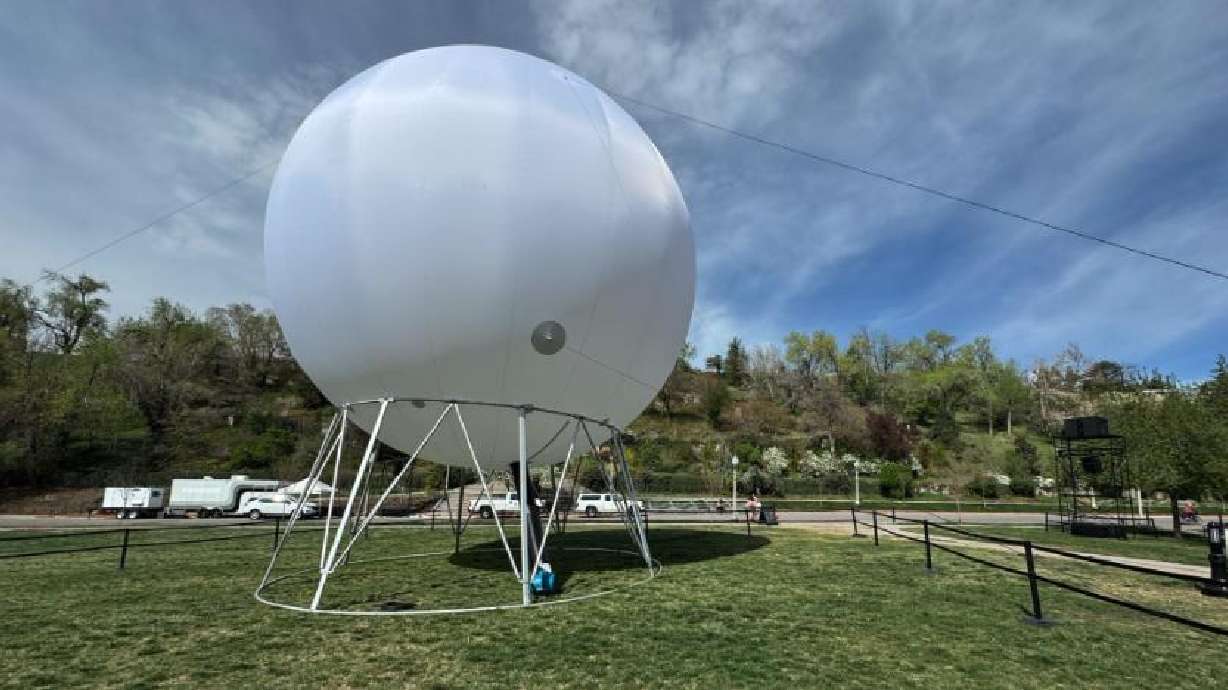 Massive sphere art exhibit in Salt Lake City draws attention to Great Salt Lake
