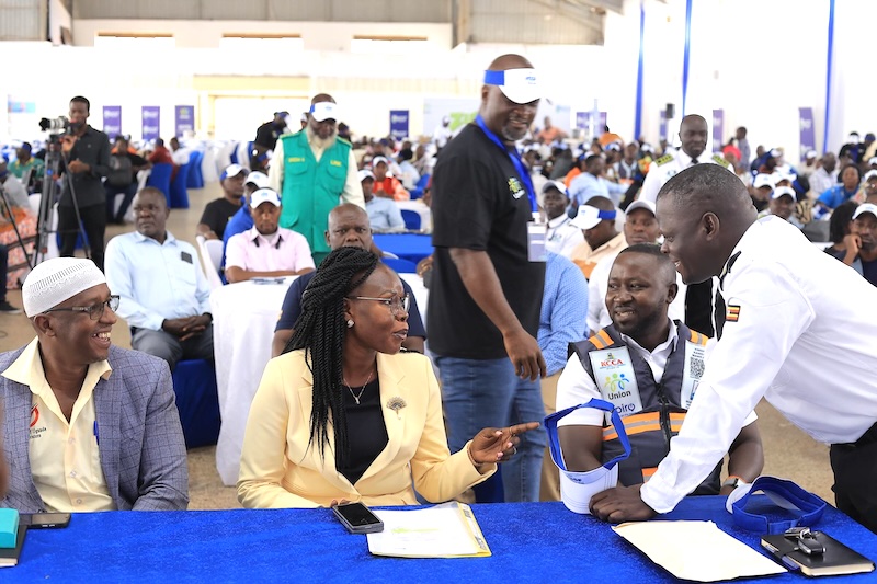 Minister Anite urges boda boda riders to save for the future