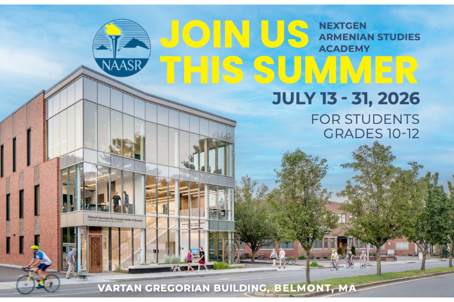 NAASR NextGen Armenian Studies Program opens applications for three-week summer institute for high school students