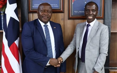 NGAFUAN, AFDB COUNTRY MANAGER MWASAMBILI DISCUSS EXPANDING DEVELOPMENT PARTNERSHIP IN LIBERIA