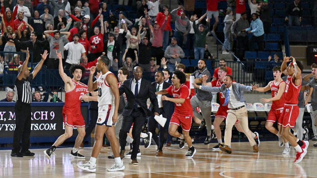 Navy men’s basketball stunned by Boston U on buzzer-beater in Patriot League semifinal
