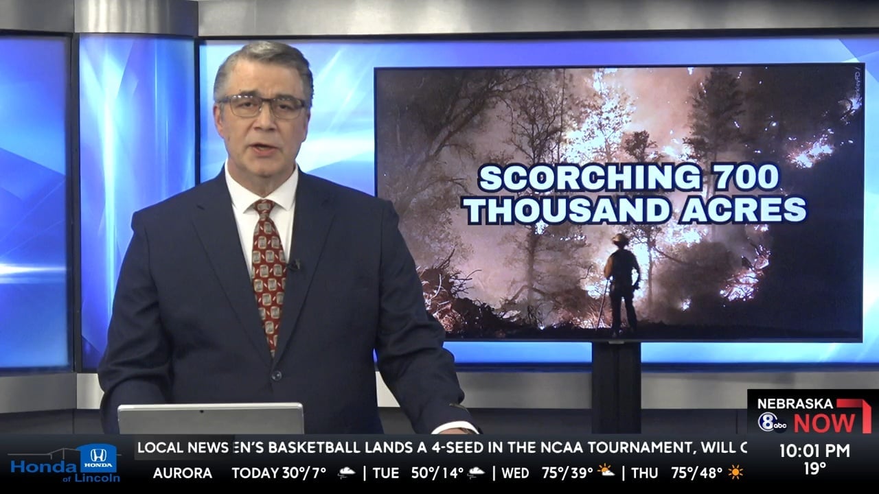 Nebraska state officials hold briefing about wildfires