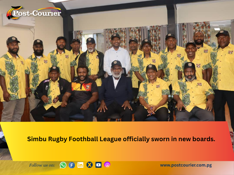 New Boards officially sworn in for Simbu Rugby Football League