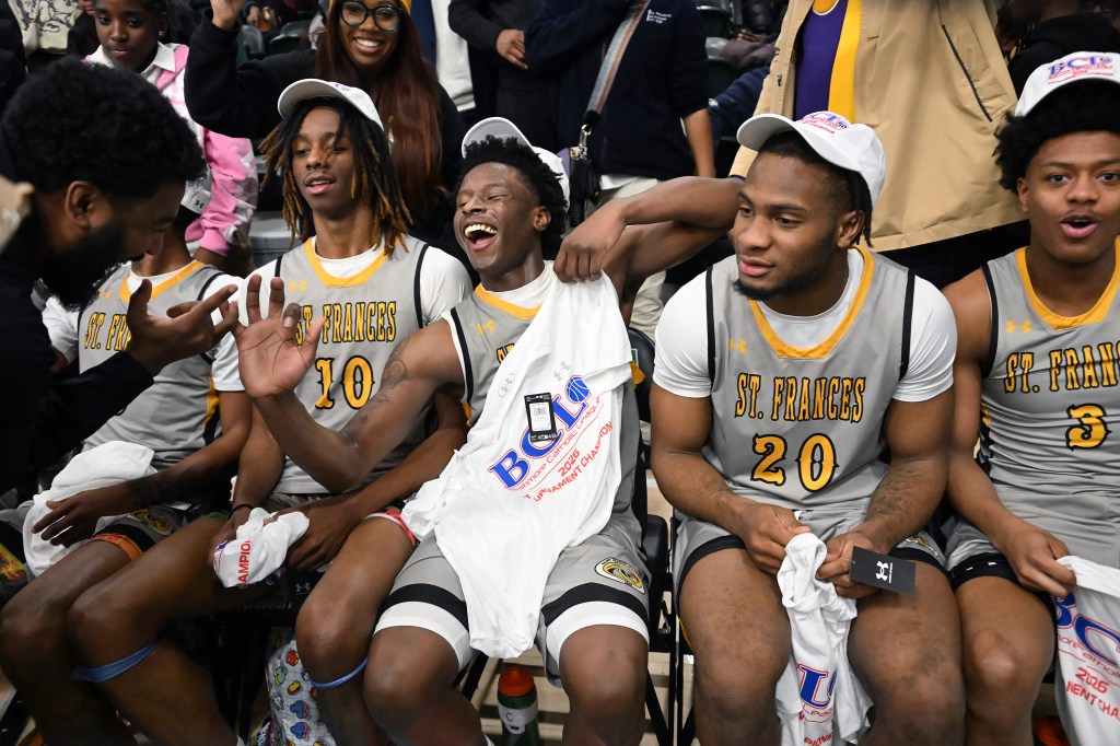 No. 1 St. Frances boys basketball pulls away from No. 2 Mount Carmel for BCL crown