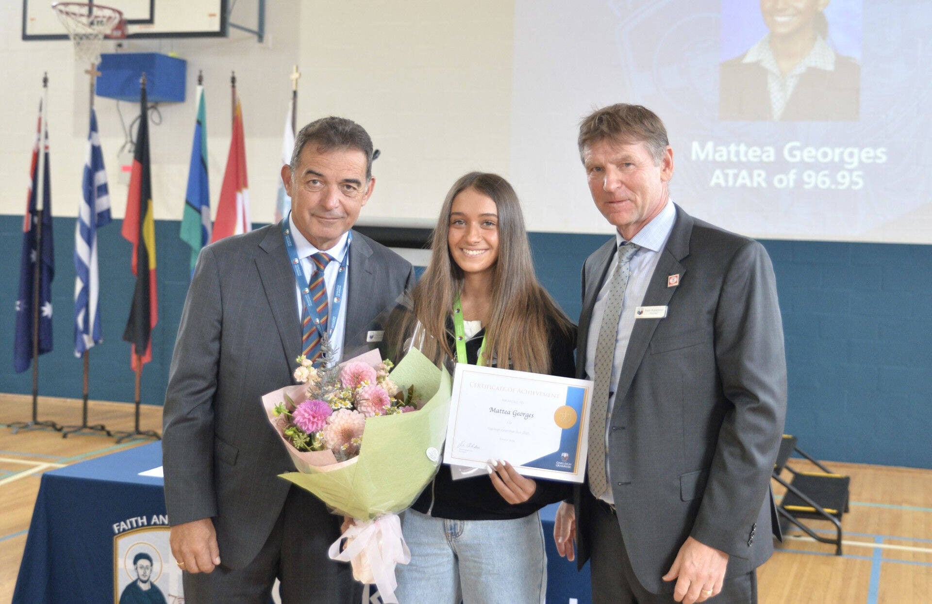 Oakleigh Grammar Dux Mattea Georges honours late pappou after stellar ATAR result