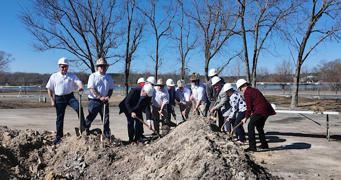 Ocean Pines Volunteer Fire Department broke ground on its new South Fire Station