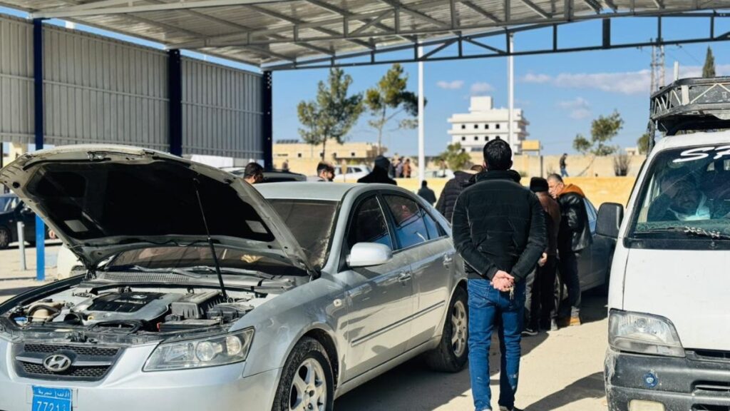 Vehicle inspection inside the Transport Directorate in Aleppo city, January 19, 2026 (Aleppo Transport Directorate)