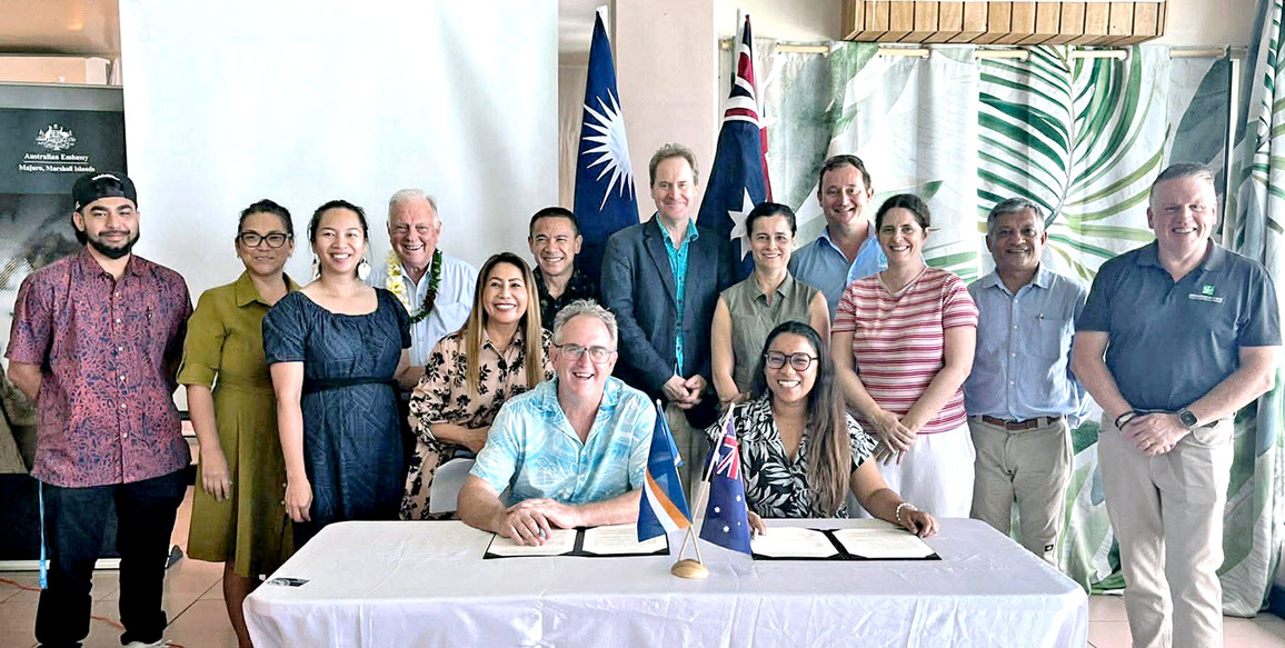 Oz-Majol businesses connect - The Marshall Islands Journal