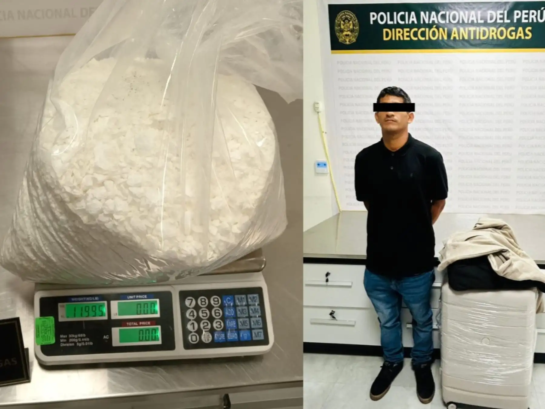 Peru: Police seize 11 kg of cocaine at airport; passenger was bound for London | Noticias