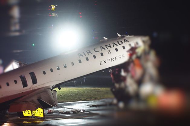 Pilot and co-pilot killed after passenger jet hits fire truck during ...