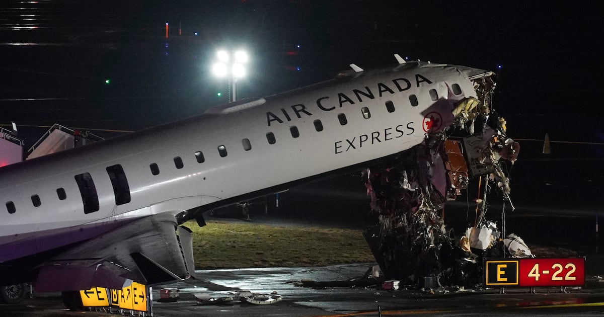 Pilots killed in runway collision between Air Canada jet and fire truck at New York’s LaGuardia Airport