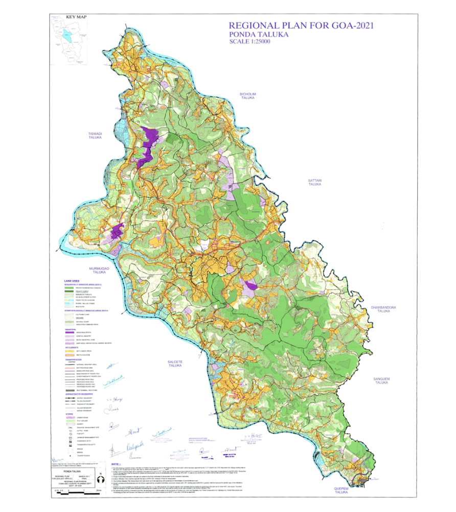 Ponda land conversion toll nearly 10 lakh sq mts under 17(2) & 39A